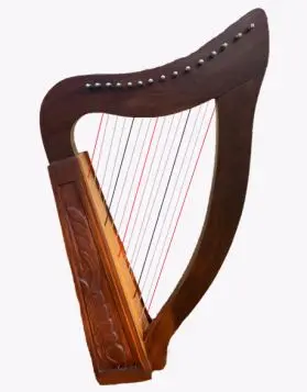 15 Strings Irish Celtic Lyre Harp