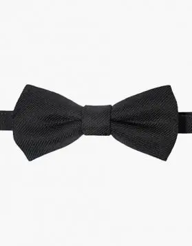Black Tartan Kilt Bow Tie 