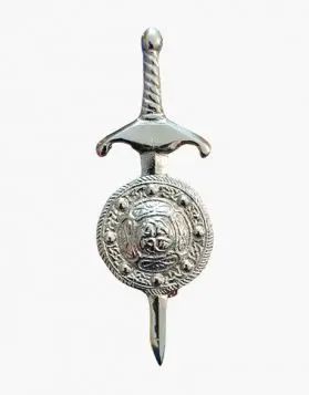 Celtic Shield Sword Kilt Pin