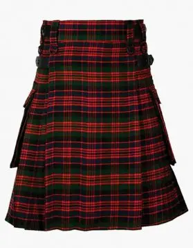  Lautreamont Macdonald Tartan Utility Kilt - Front Image