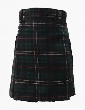 Mens Modern Scottish National Tartan Utility Kilt - Front Image