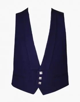Mens Navy Blue Prince Charlie Vest