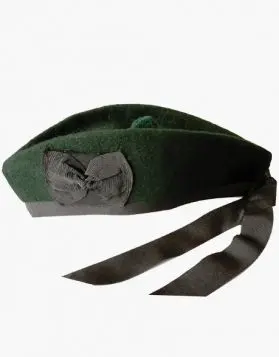 Plain Green Glengarry Hat