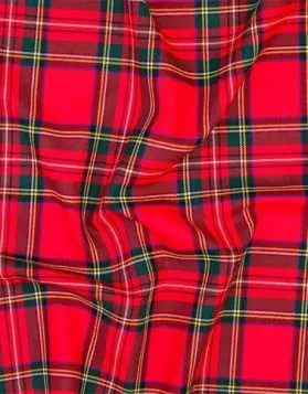 Royal Stewart Tartan Fabric