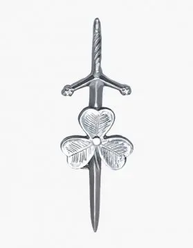 Shamrock Kilt Pin