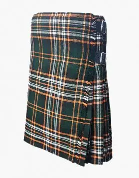 Womens Heritage of Ireland Tartan Kilt- Side Image