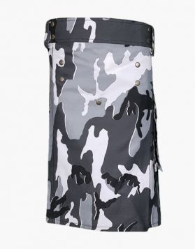 Urban Camo Tactical Utility Kilt- Front Image 