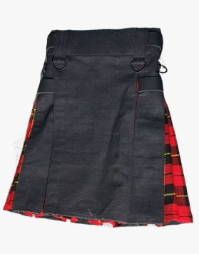 Baby Denim Hybrid Kilt- Front Image