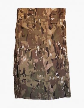 Battle Duty Camo Tactical Utility Kilt