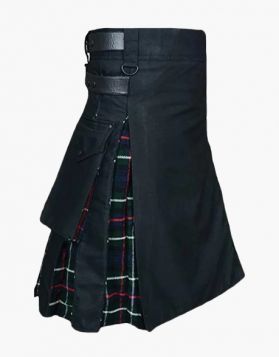 BLACK & MACKENZIE HYBRID TARTAN KILT