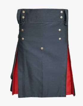 Black & Red Hybrid Kilt 