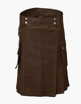 Brown Utility Kilt 
