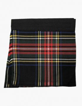 Children Black Stewart Tartan Kilt 