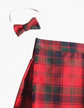 Children Robertson Tartan Kilt - Front Image