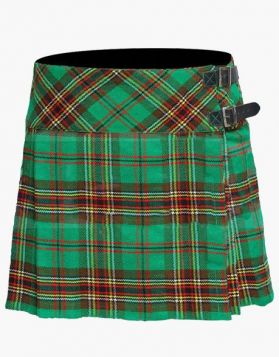 Female Tara Murphy Tartan Mini Kilt - Front Image 