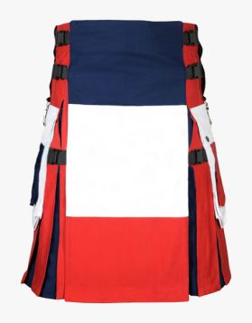 French Patriot  Hybrid Utility Kilt-Front Image
