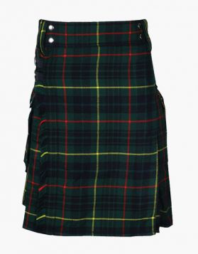 Hunting Stewart Tartan Utility Kilt - Front Image