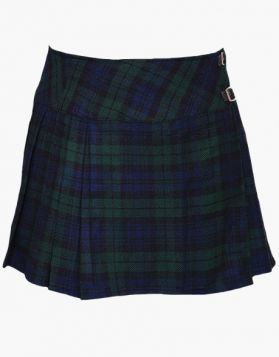 Ladies Black Watch Tartan Short Kilt for Sale
