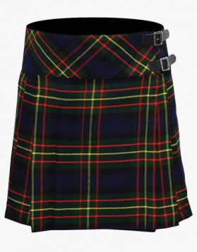 Modern Women Maclaren Mini Tartan Kilt - Front Image