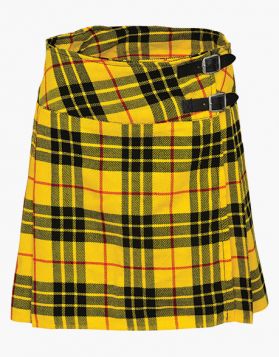 Ladies Macleod of Lewis Mini Tartan Kilt- Front Image 