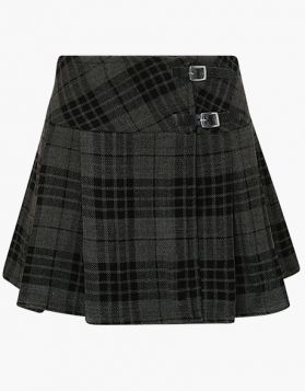 Ladies Night Watch Tartan Short Kilt- Front Image 