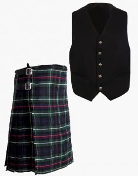 Mackenzie Tartan Kilt and Argyll Vest Deal