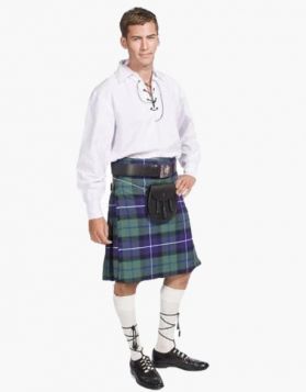 Mens 6 piece Casual Kilt Outfit