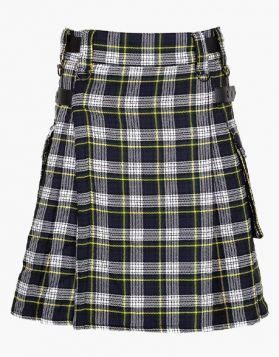 Mens Dress Gordon Tartan Utility Kilt - Front Image