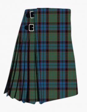 Mens Nicolson Or Macnicol Tartan Kilt - Front Image