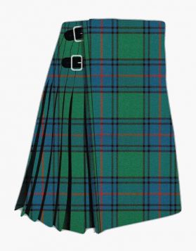 Mens Shaw Green Ancient Tartan Kilt