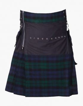 MODERN BLACK WATCH HYBRID UTILITY KILT Front Image 