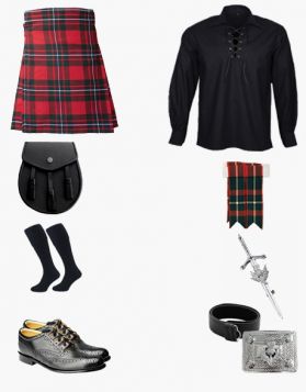 Modern Macgregor Tartan Kilt Deal