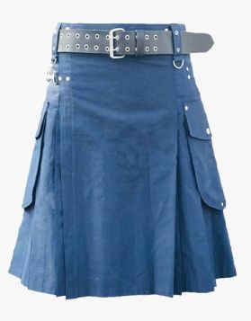 Navy Blue Utility Kilt