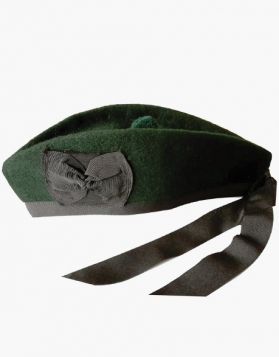 Plain Green Glengarry Hat