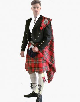 Prince Charlie Kilt Outfit- Front  Image 