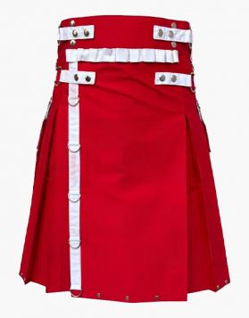 Red Utility Kilt 