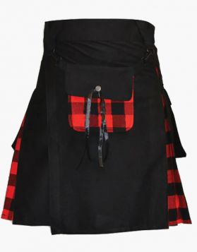 Rob Roy Macgregor Tartan Hybrid Kilt with Front Pocket - Front Image