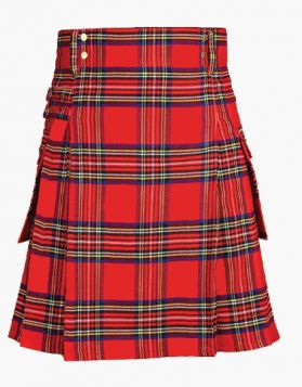 Royal Stewart Tartan Utility Kilt - front image 