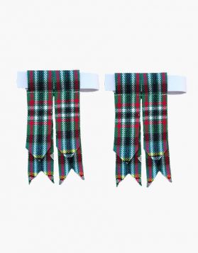 Scott Green Tartan Kilt Flashes