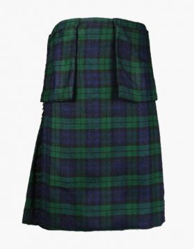 Stylish New Black Watch Tartan Utility Kilt 