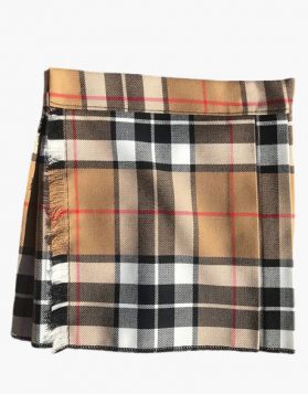  Traditional Kids Camel Thomson Tartan Kilt - Front Image 