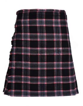 Witches of Scotland Tartan Kilt in Leather Straps