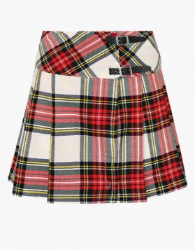 Women Dress Stewart Tartan Skirt- Front Image