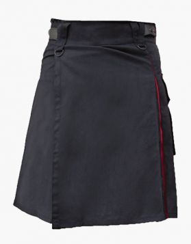 Women's Red & Black Hybrid Utility Kilt
